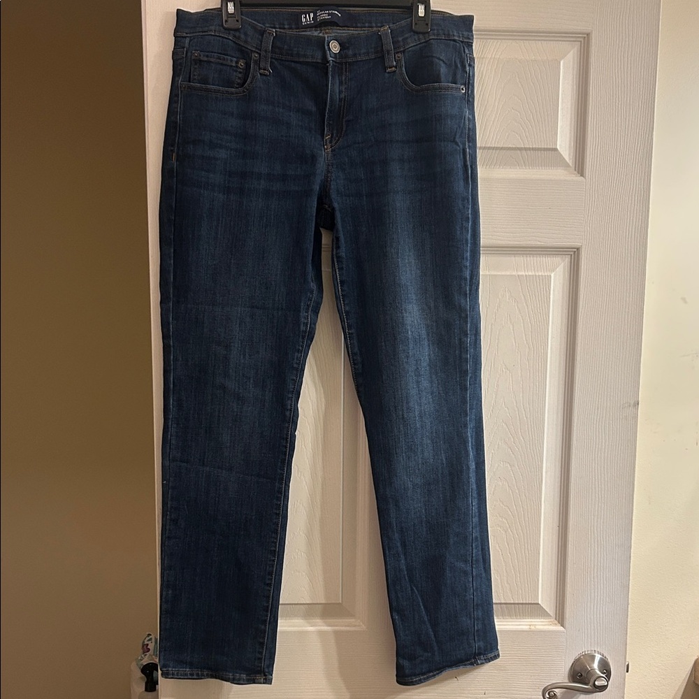 GAP Women's Deep Indigo Ankle Jeans